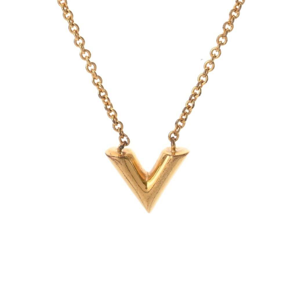 LOUIS VUITTON Gold Necklace - Picture 2 of 8